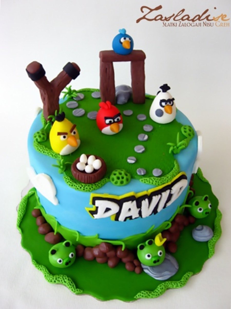 Angry Birds тортики