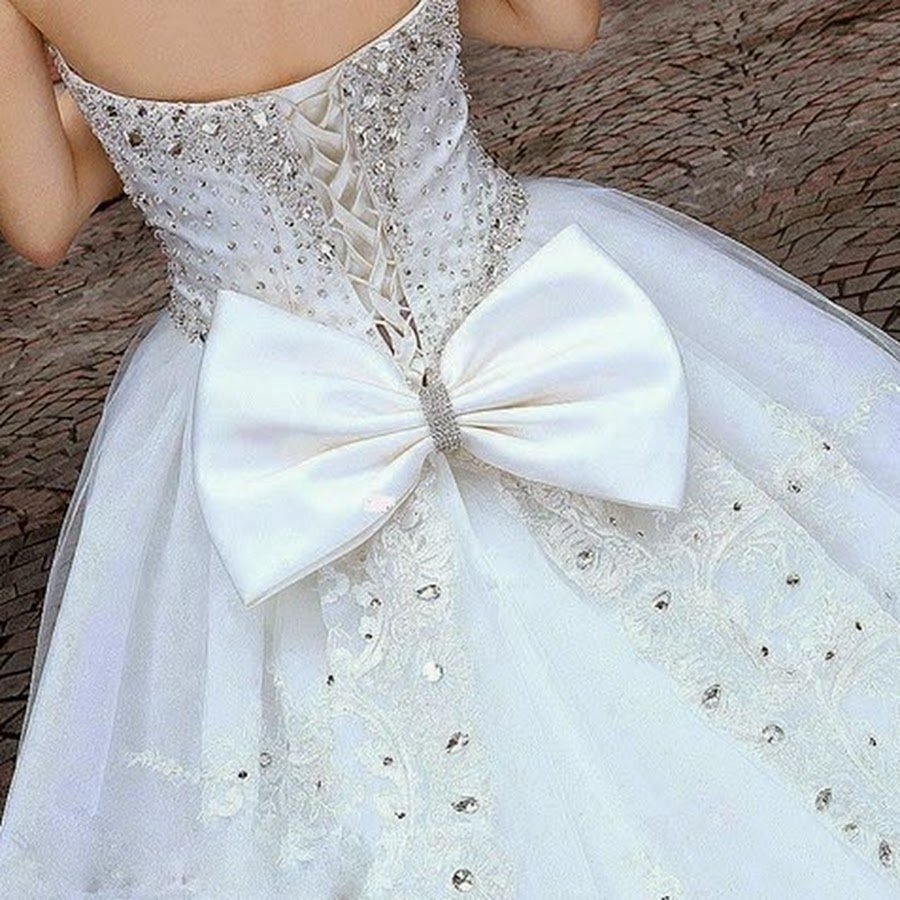 Свадебное платье в горошек