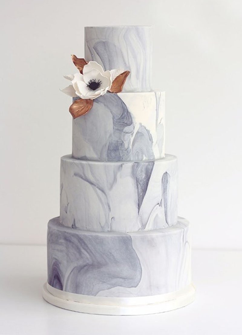 Торт мраморный на свадьбу