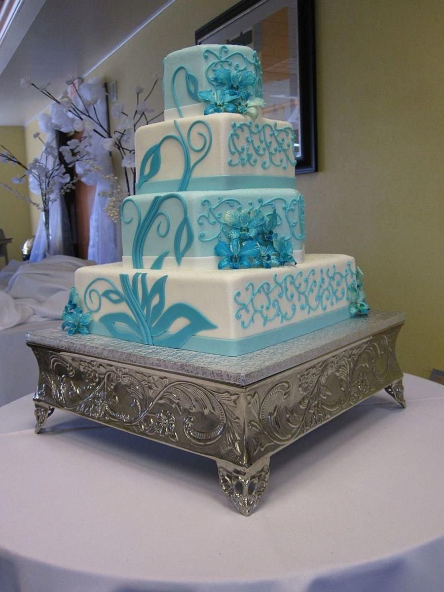 Торт на бирюзовую годовщину свадьбы