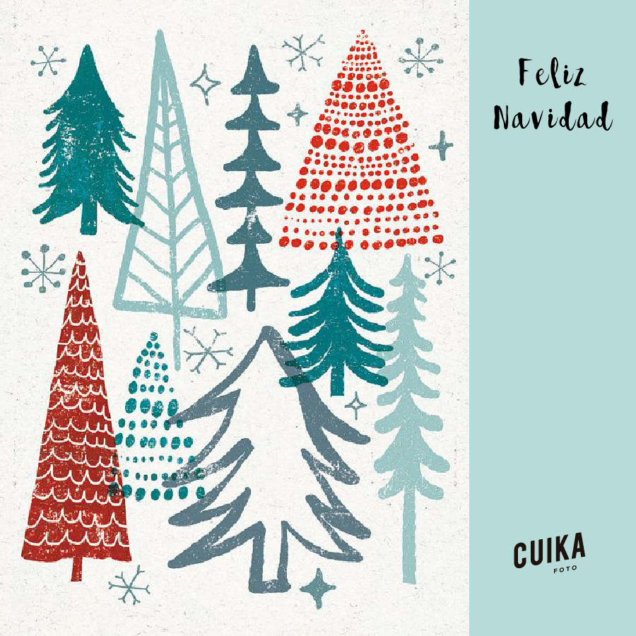 Новогодние открытки в скандинавском стиле