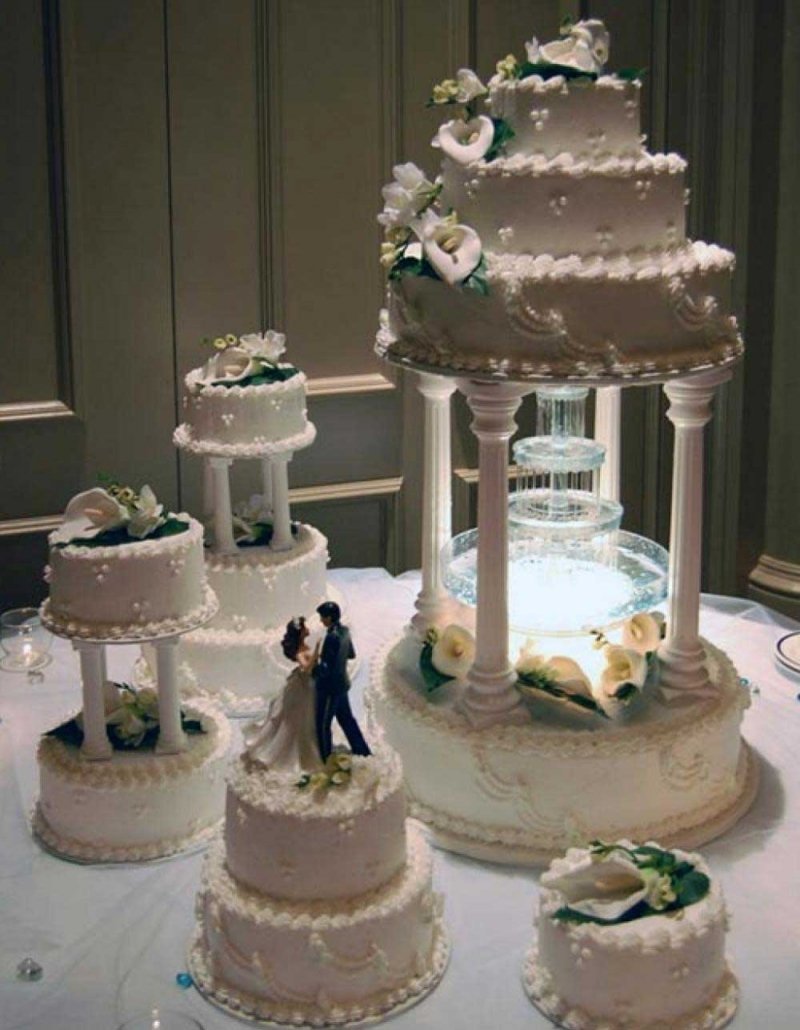 Свадебные торты одноярусные Эстетика