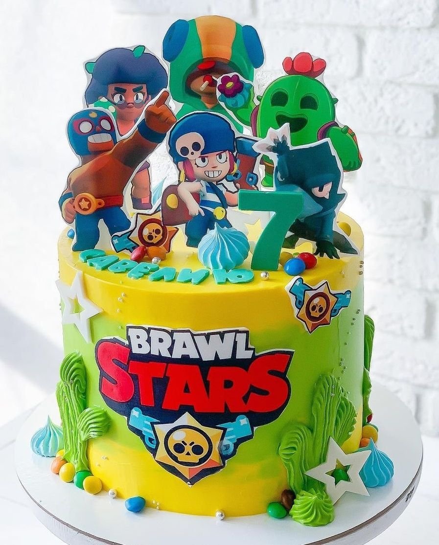 Brawl Stars торт для мальчиков