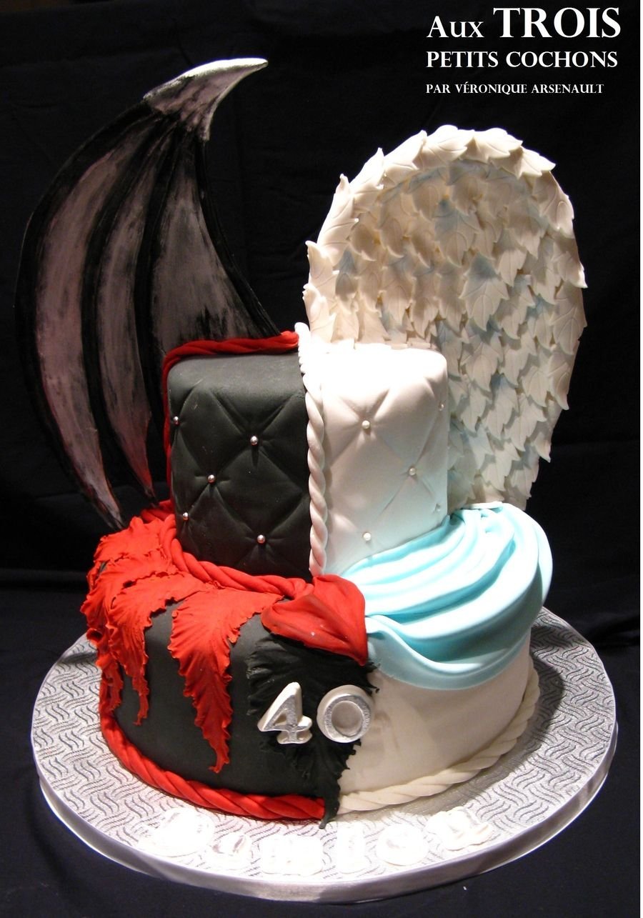 Торт с ангелом