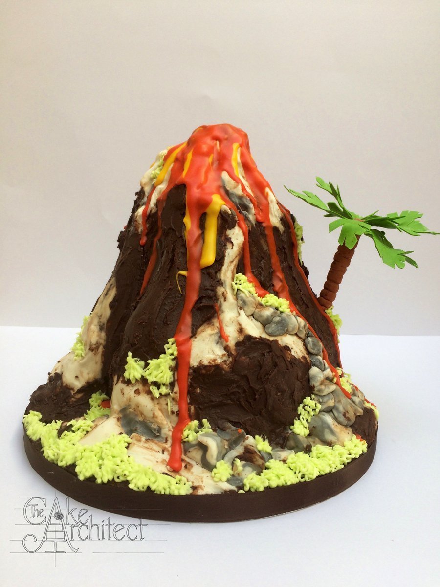 Торт вулкан