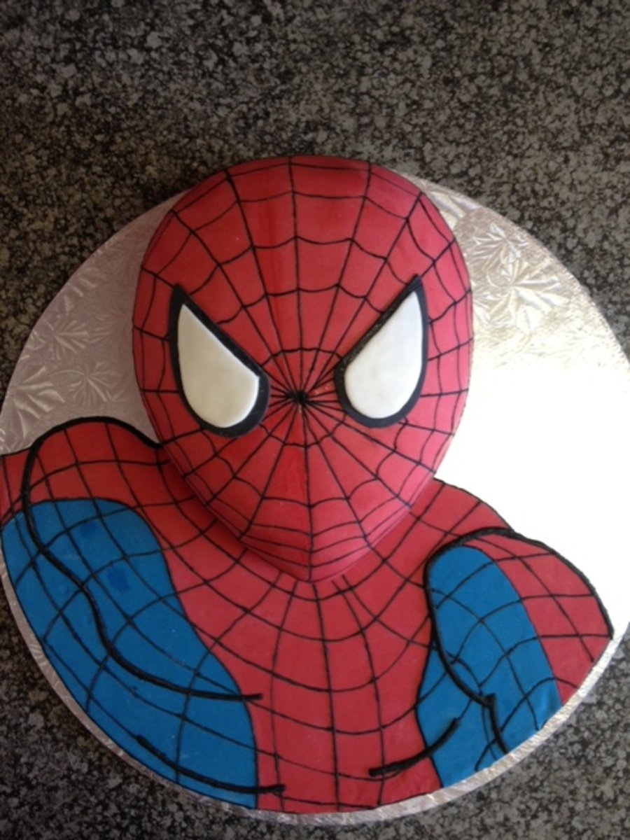Картина человек паук для торта