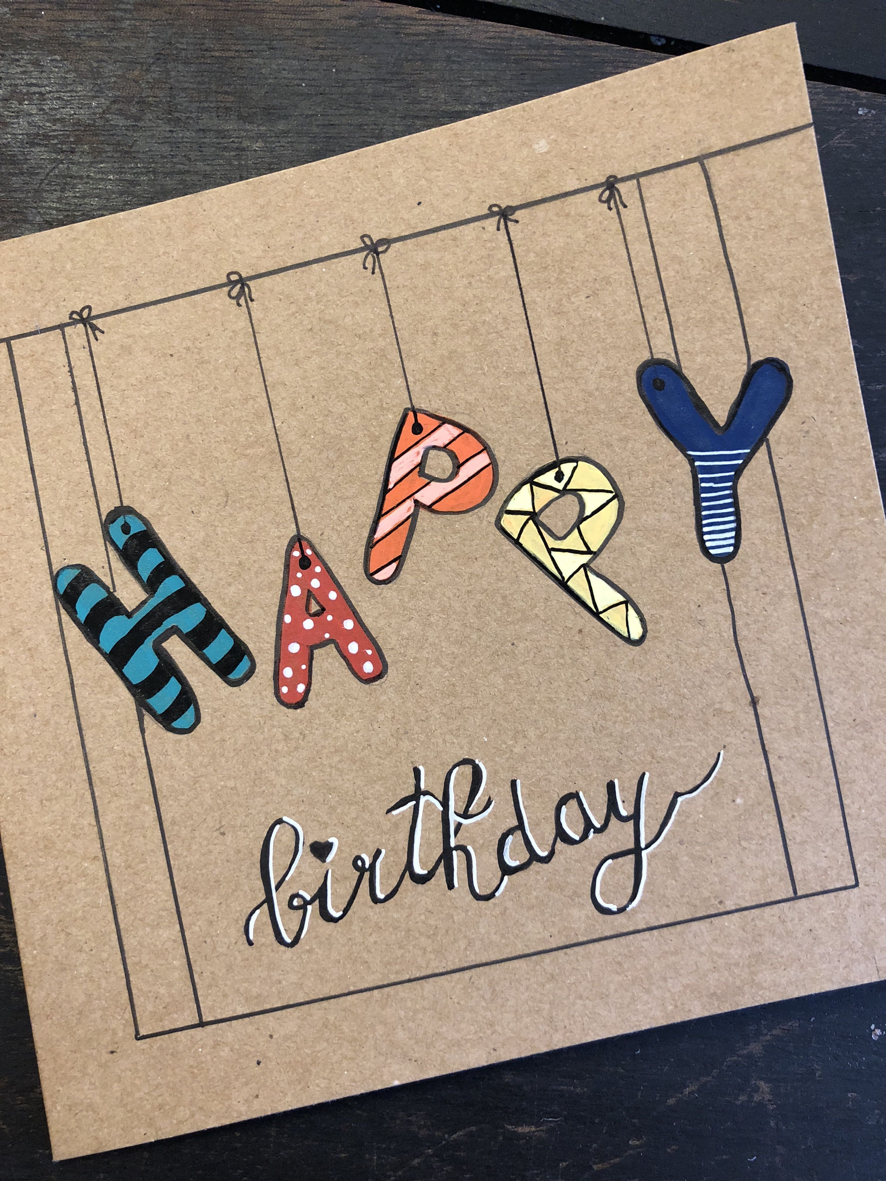 Идеи для открыток на день рождения своими руками