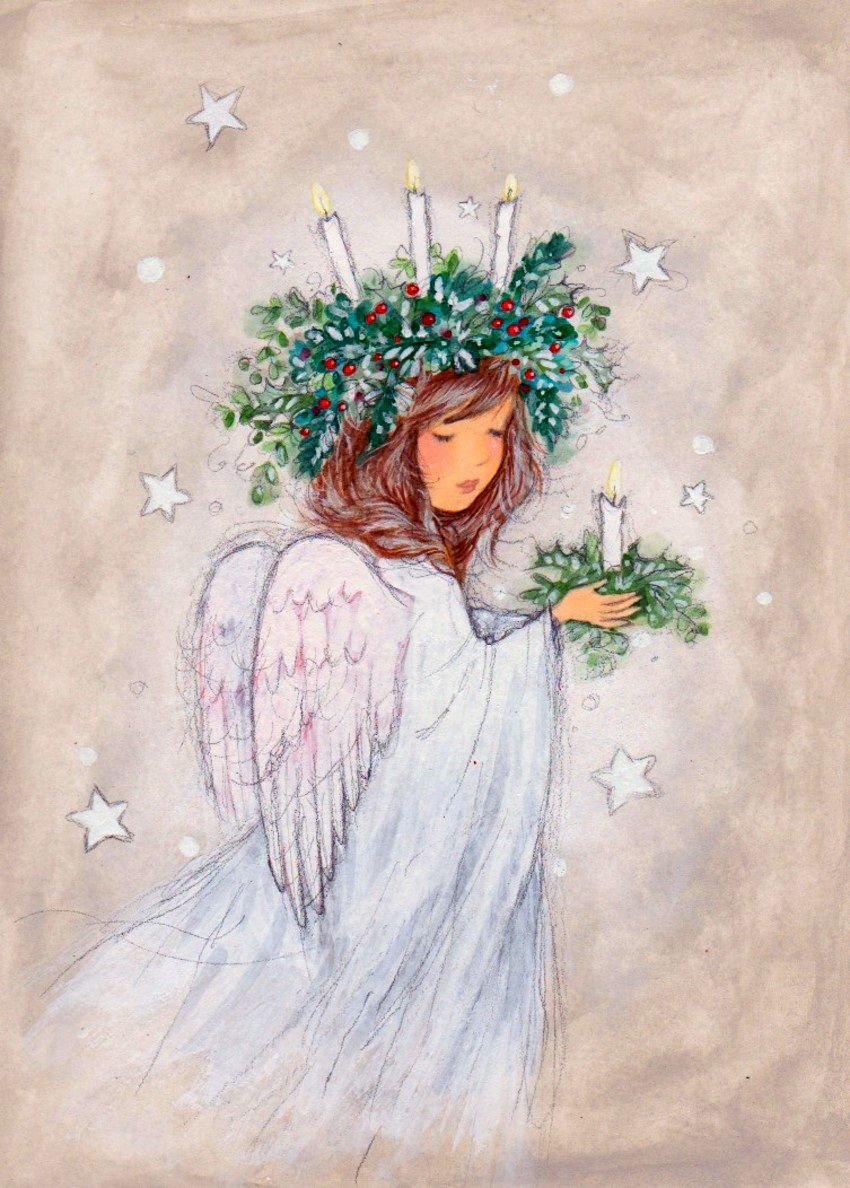 Annabel Spenceley иллюстрации ангелочки