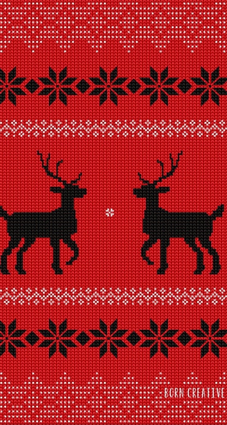 Новогодние обои свитер