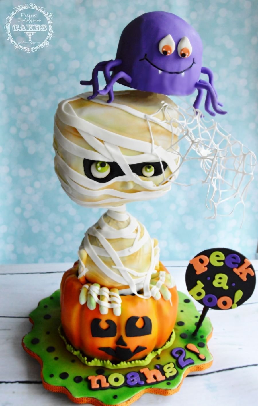 Торт Мумия на Хэллоуин