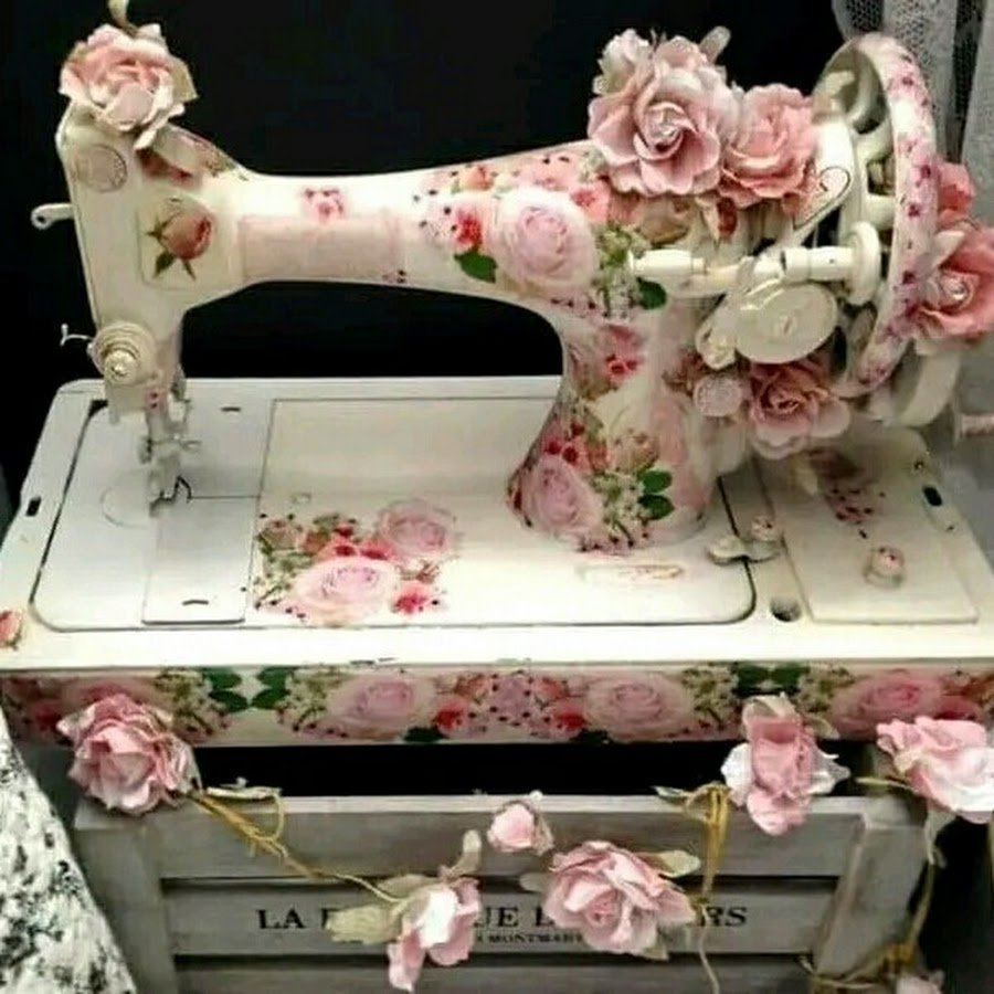 Декор швейной машинки