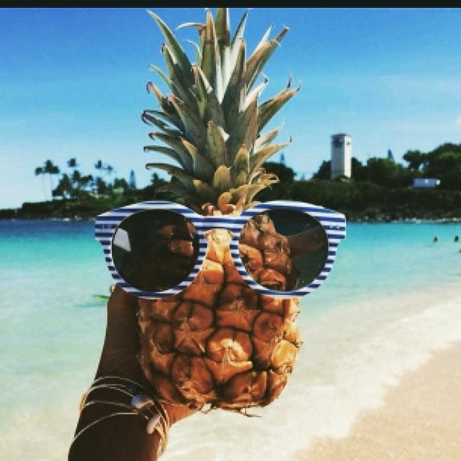 Лето пляж фрукты