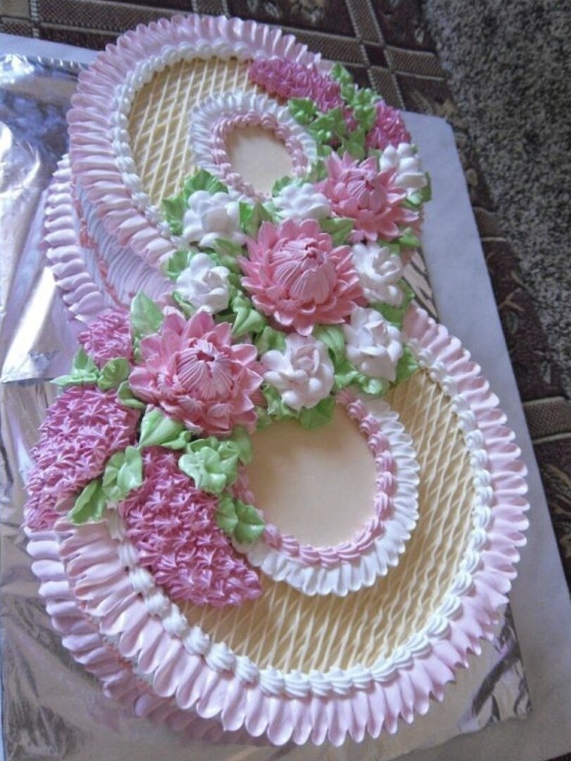 Торт для девочки 8 лет кремовый