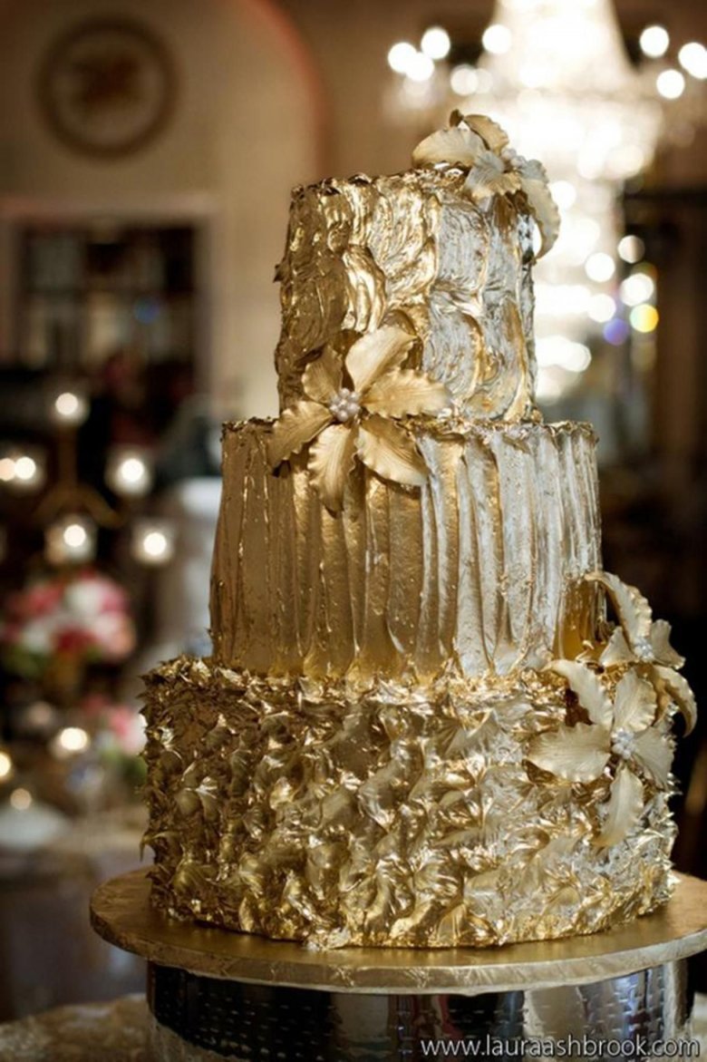 Золотой торт