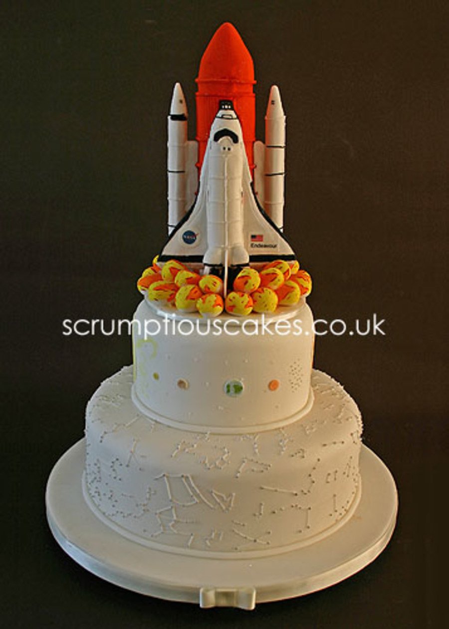 Торт с ракетой для мужчины