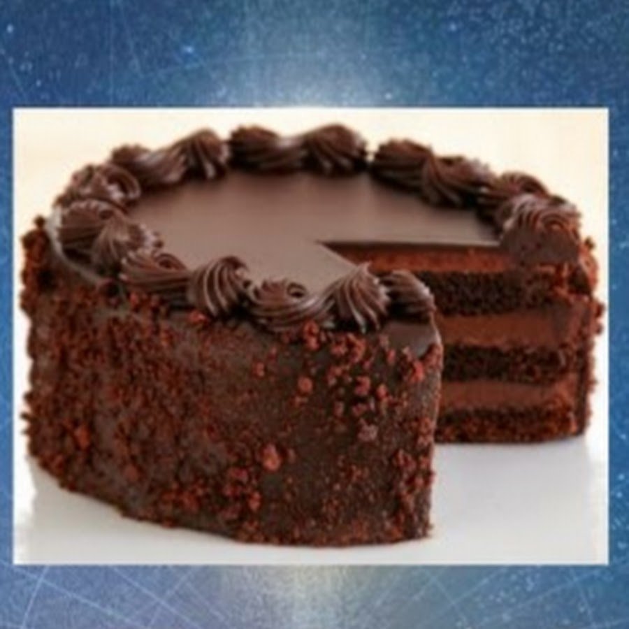 Торт круглый шоколадный