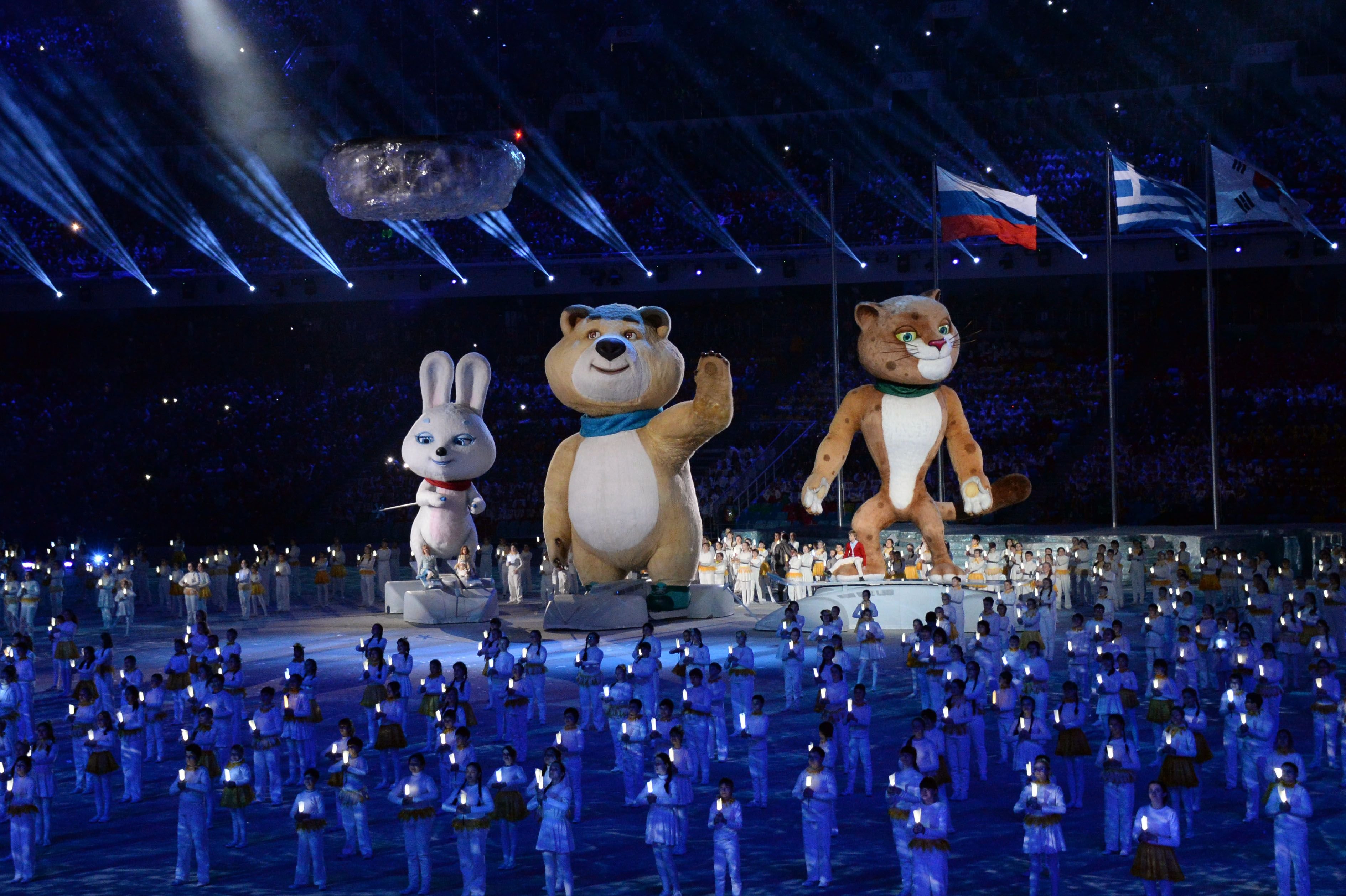 Церемония закрытии олимпиады