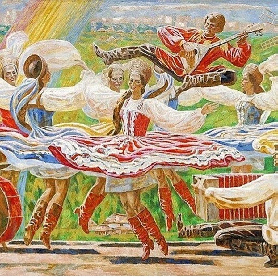 Танец Александр Туранский художник
