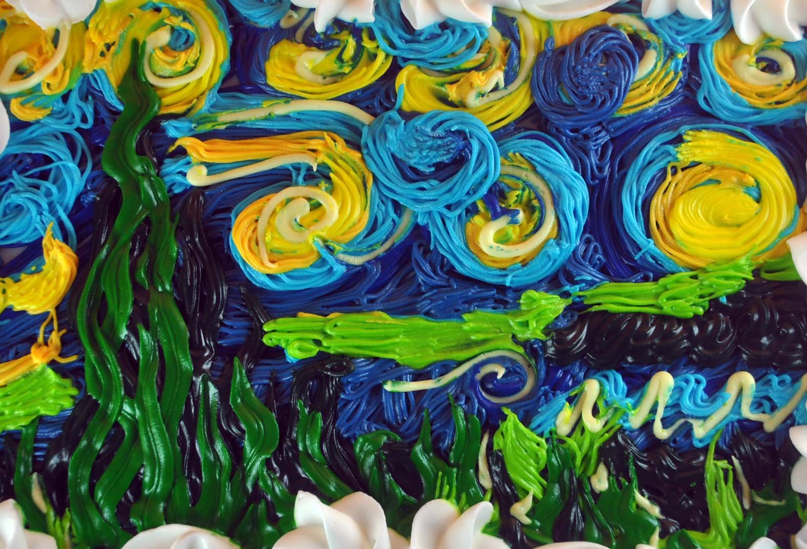 Van gogh waffle