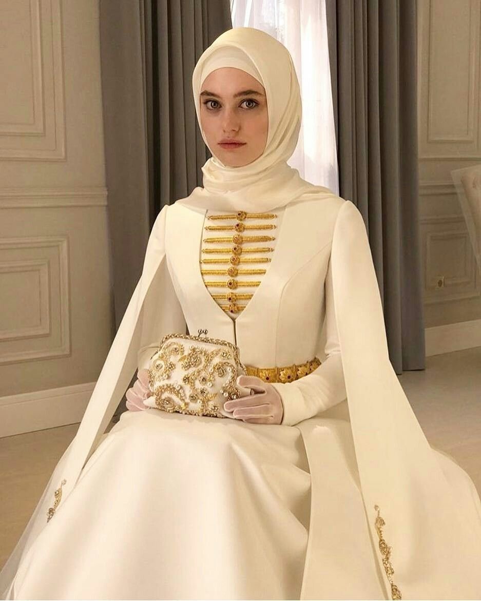 Свадебное платье в чеченском стиле