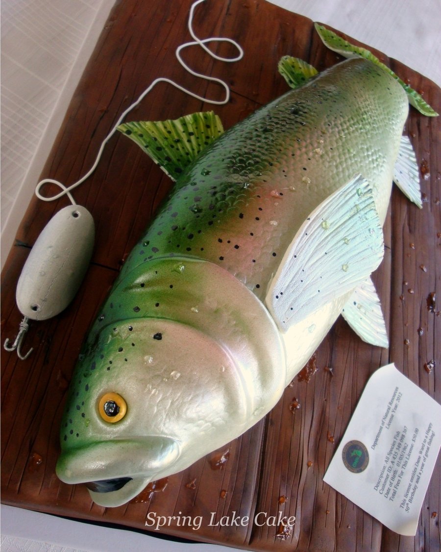 Тортик в виде рыбы