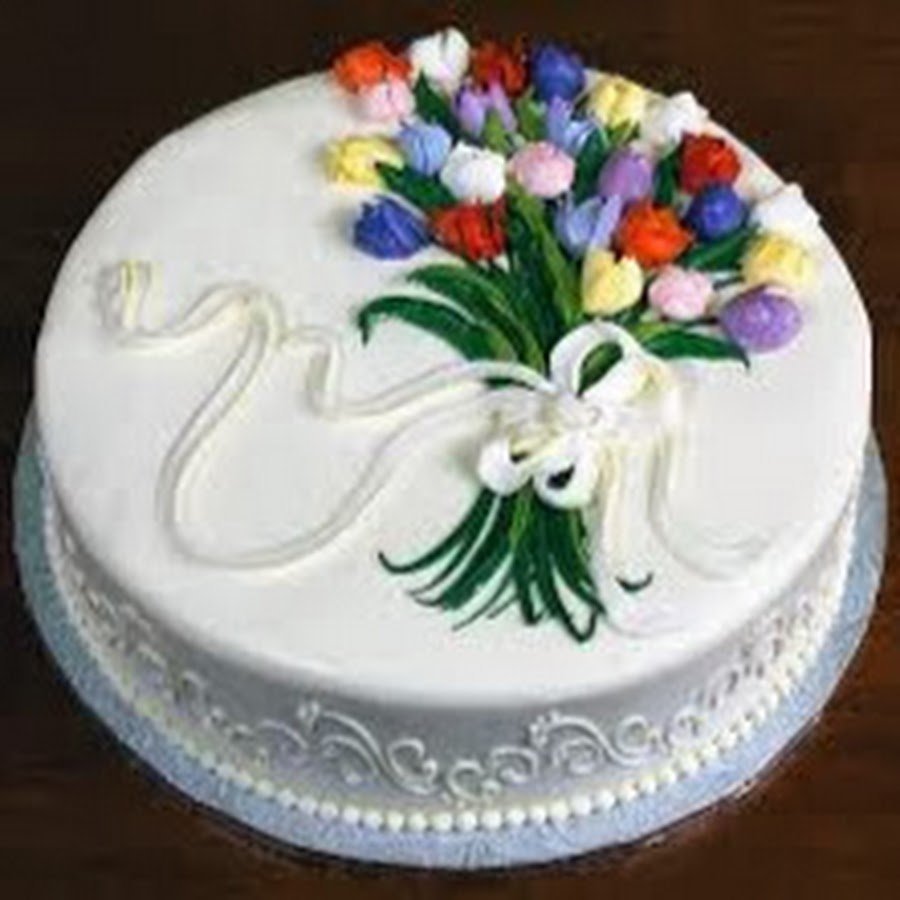 Торт на день рождения женщине без мастики