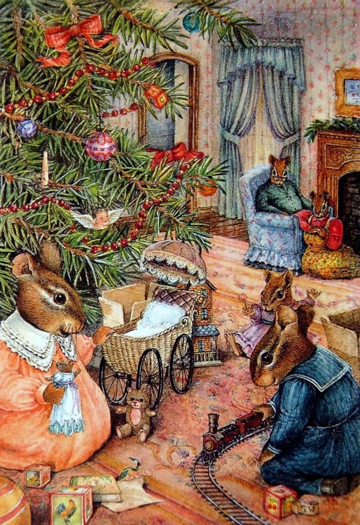 Рождественские иллюстрации Сьюзан Виллер