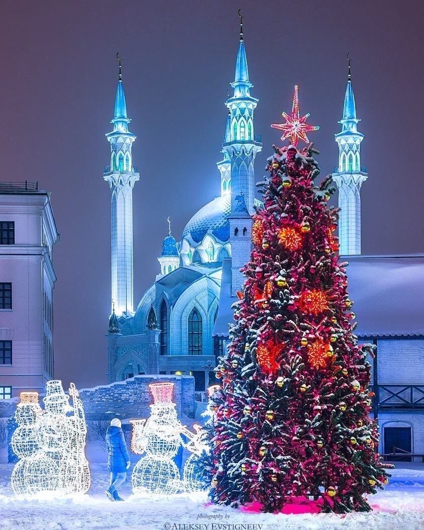 Казанский Кремль Казань Рождество