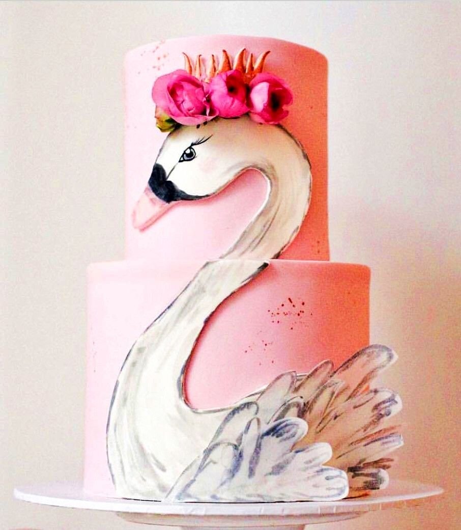 Торт с Фламинго для девочки 6 лет