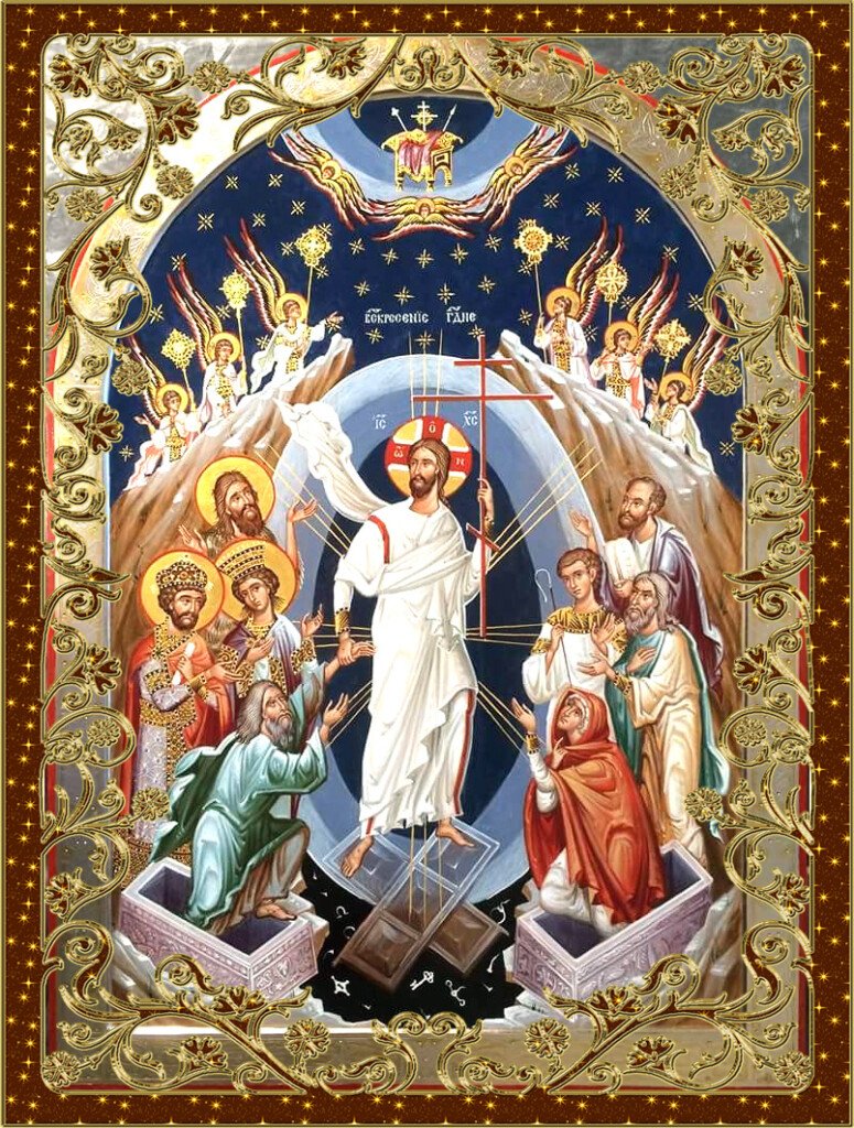 Икона Воскресение Христово Гурьянов Храмовая