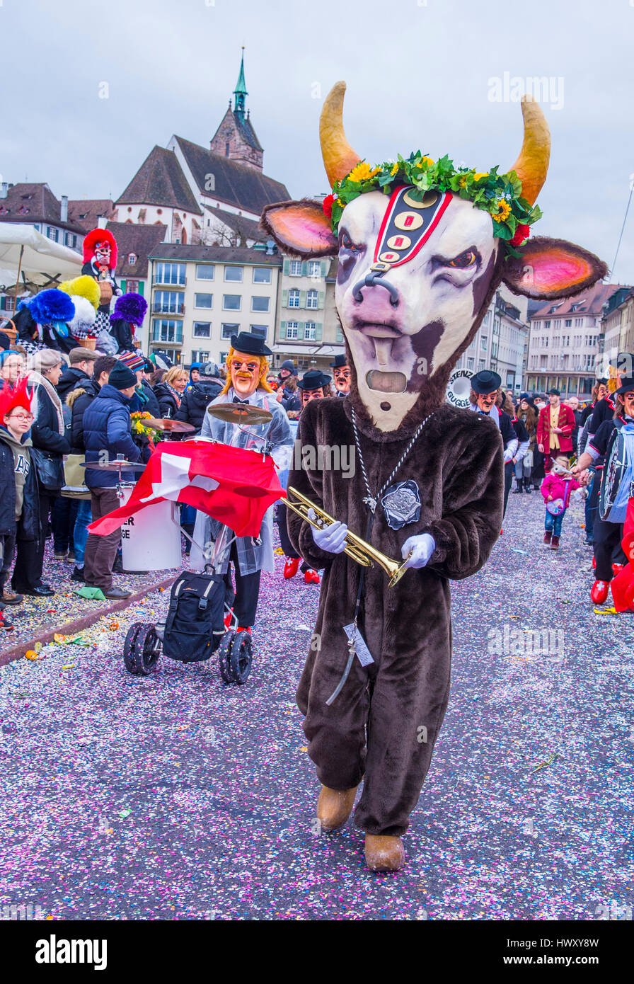 Фестиваль «Фастнахт» в Швейцарии (февраль-март)
