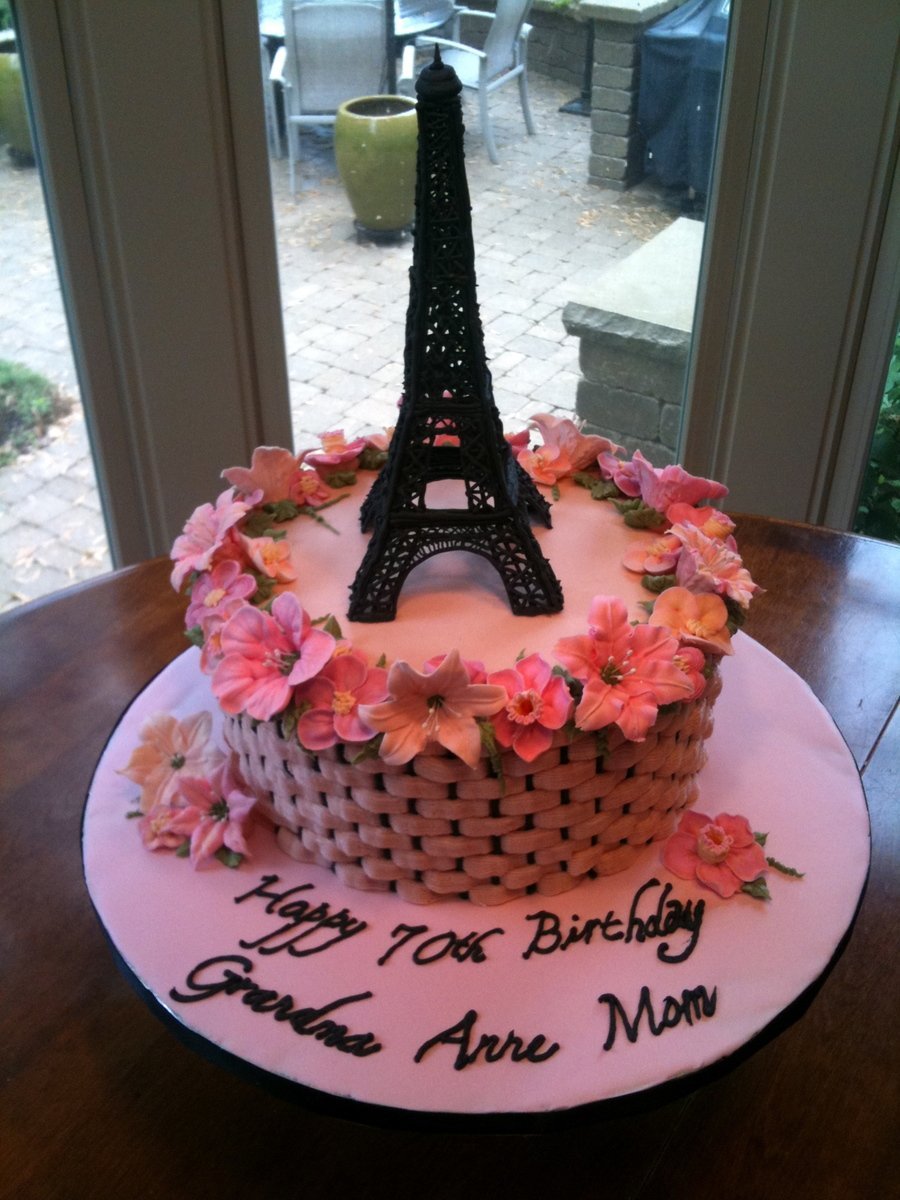 Упаковка от торта Париж