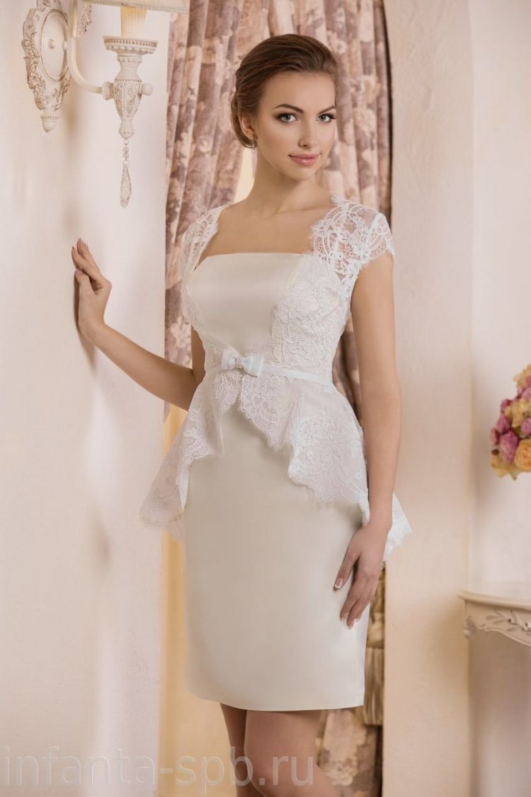 Элегантное платье на свадьбу для невесты