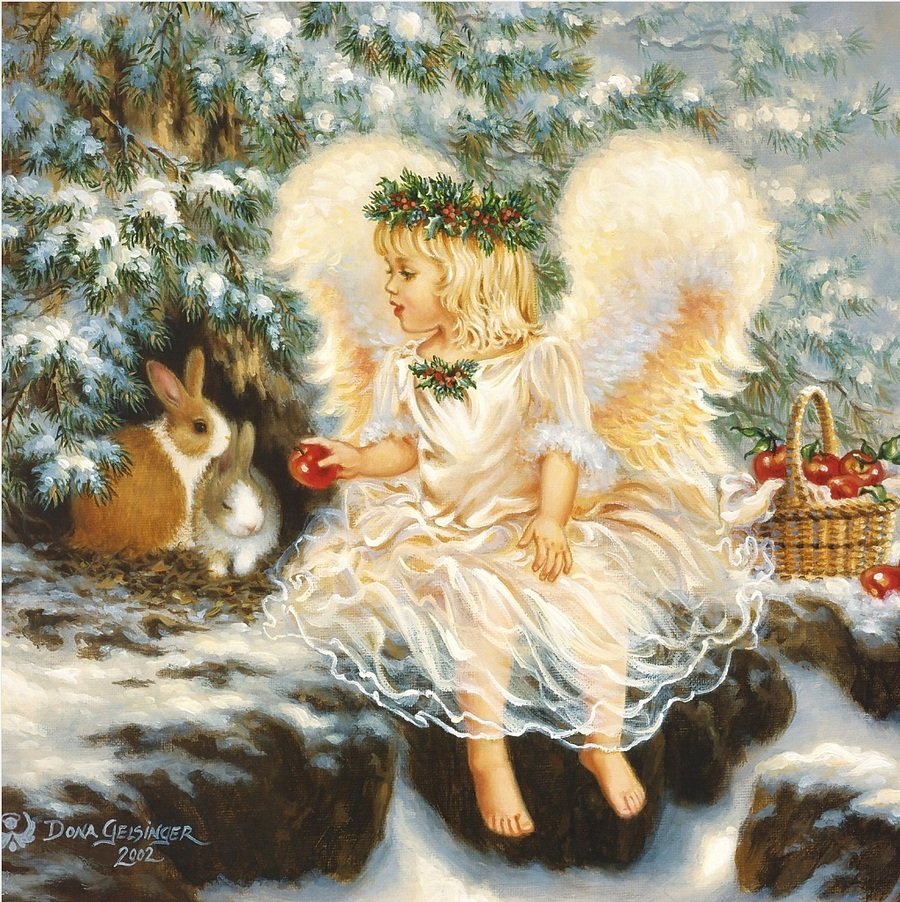 Рождественский ангел фотосессия