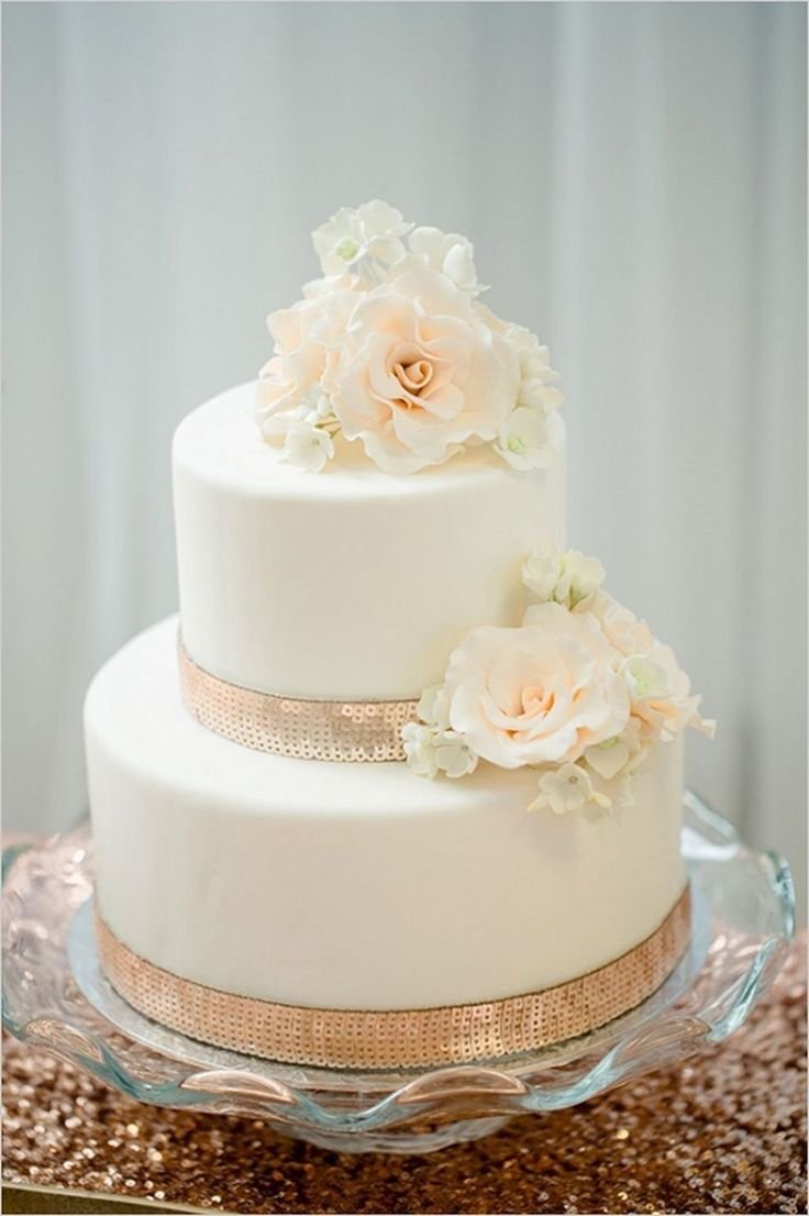 Торт на свадьбу одноярусный большой