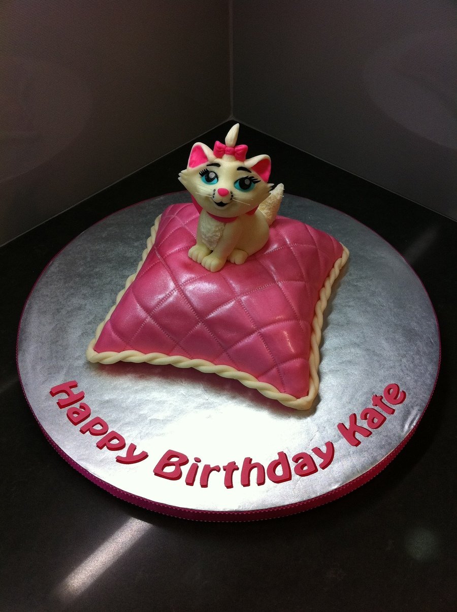 Торт с изображением кошки