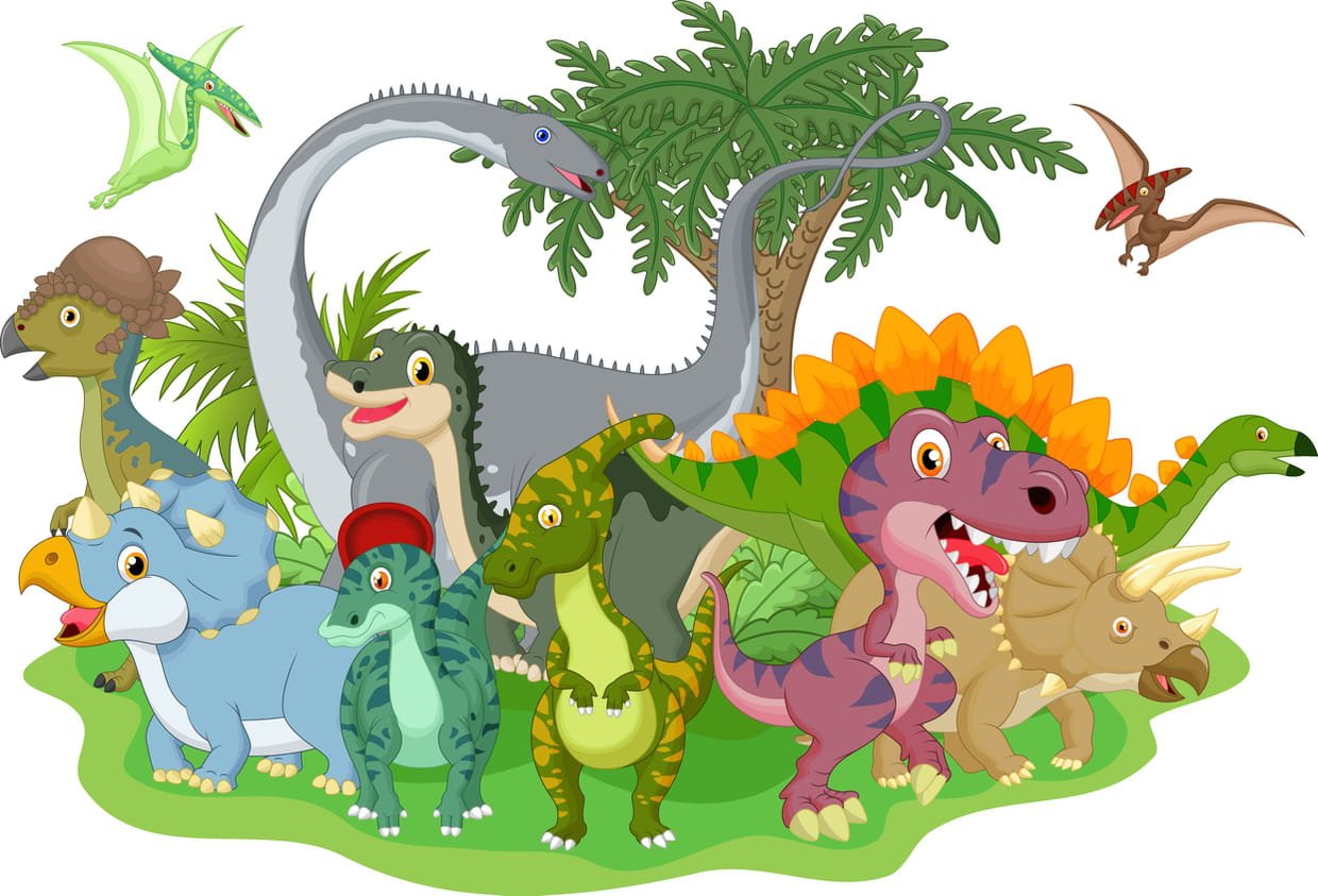 детские картинки динозавров