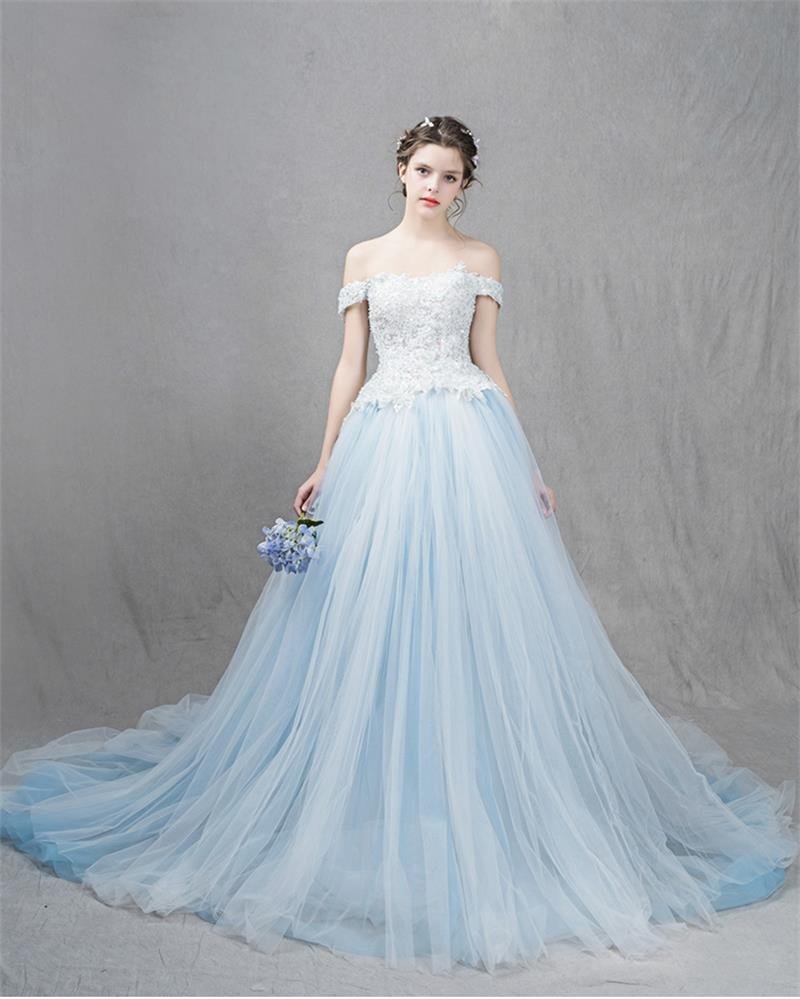 Платья подружек невесты в пыльно голубом