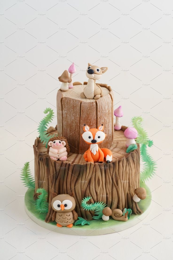 Заколдованный лес торт