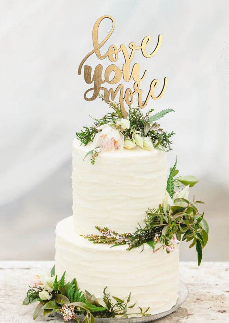 Одноярусный свадебный торт рустик