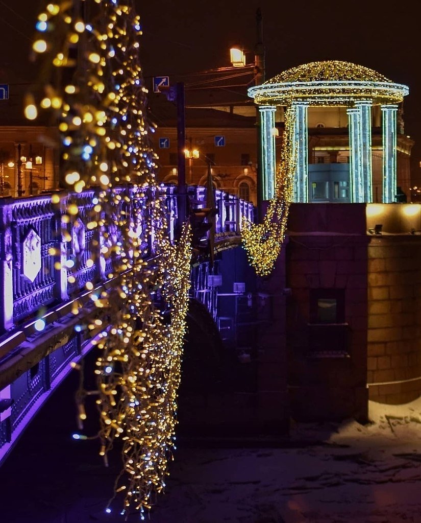 Зимний новогодний Петербург