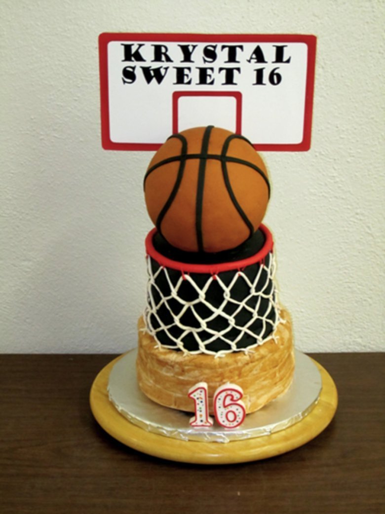 Торт из баскетбольного мяча