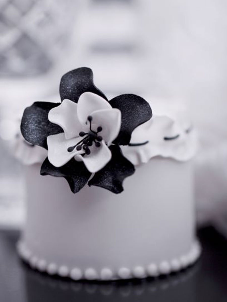 Черно белый торт