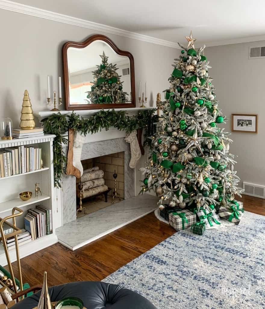 Christmas Tree Bead Garland