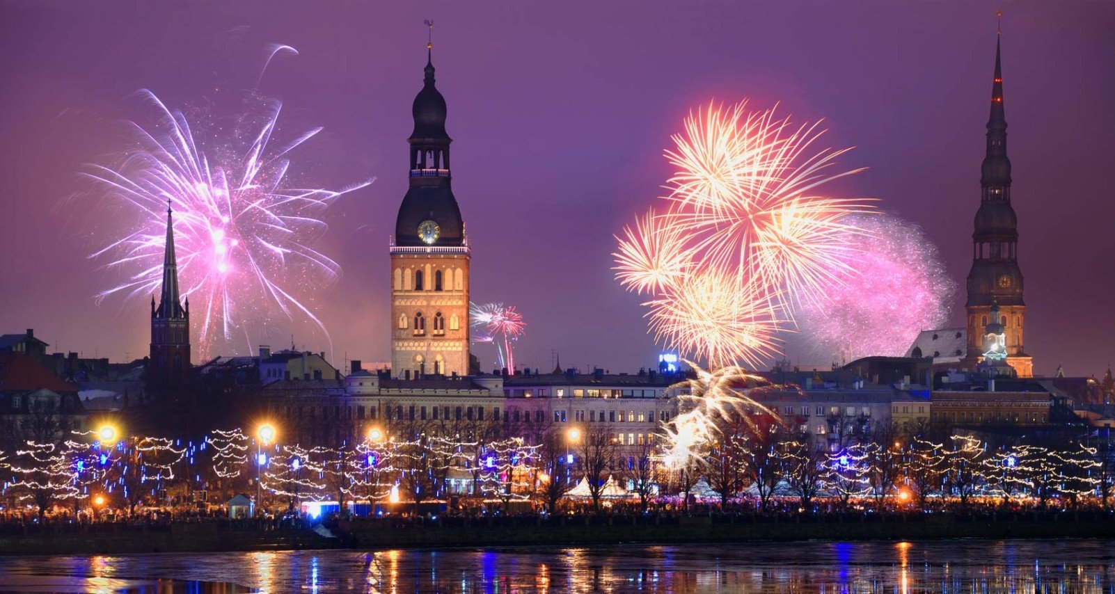 новый год в латвии
