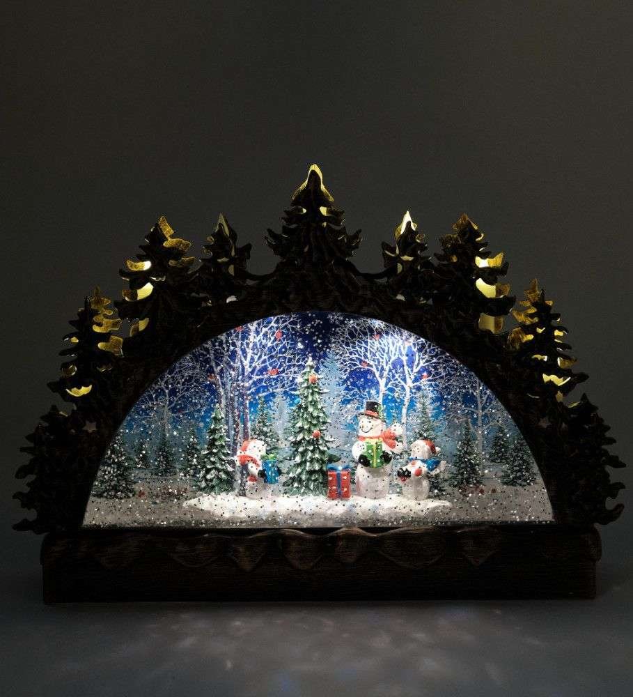 Светильник декоративный Monte Christmas новогодний фонарь, бронза