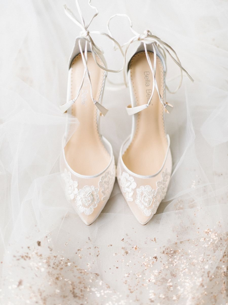 Свадебные туфли прозрачные