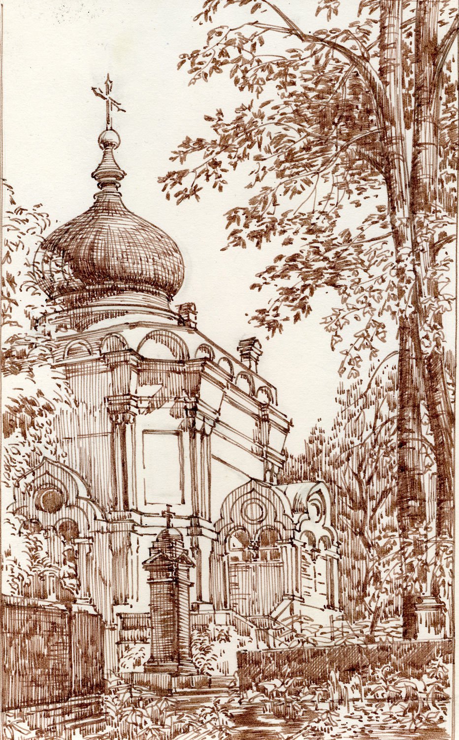 Александро-Невская Лавра Санкт-Петербург гравюра