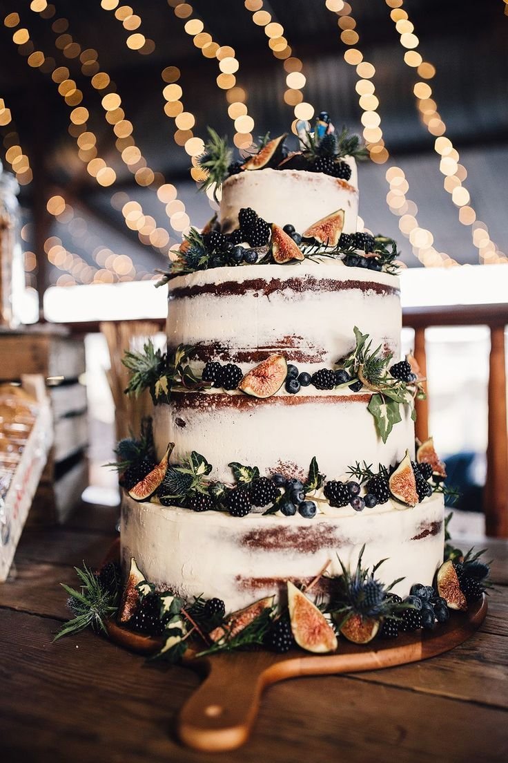 Свадебный торт в Лесном стиле