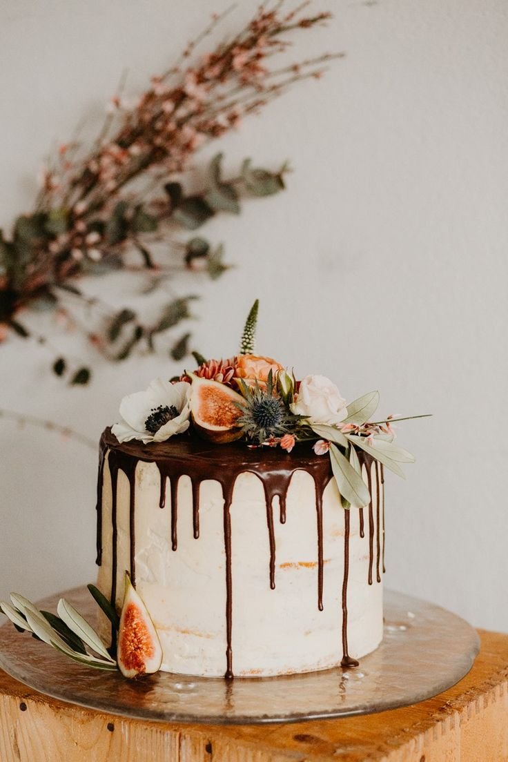 Свадебный торт бохо